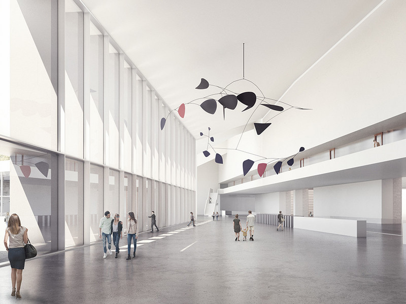 Intérieur des Halles des Foires de Liège